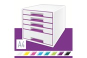 Archivierung und Aufbewahrung - Leitz WOW CUBE Schubladenbox Violett - 52142062