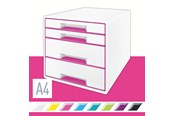 Archivierung und Aufbewahrung - Leitz  WOW CUBE Schubladenbox Pink - 52132023