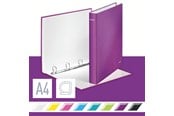 Briefordner und Ringmappen - Leitz Ringbinder  WOW Laminated A4+ 4DR/25mm Purple - 42420062