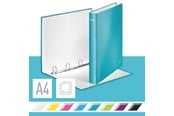 Briefordner und Ringmappen - Leitz Ringbinder  WOW Laminated A4+ 4DR/25mm Ice blue - 42420051