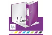 Briefordner und Ringmappen - Leitz Qualitäts-Ordner 180° WOW Violett - 10050062