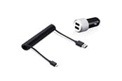 Handys - Adapter und Ladegeräte - Just Mobile Highway Max with Micro USB - Car Charg - CC-168S