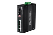 Switches - TRENDnet TI-UPG62 6-Port Hardened Industrial Gigabit Ultra PoE DIN-Rail Switch - TI-UPG62