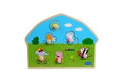 Baby Spielzeug - Barbo Toys Peppa Pig Wooden Peg Puzzle - Play - 8980