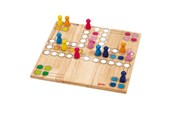 Brettspiele - Goki Wooden Ludo Game-Variable - 56914