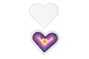 Kreativ-Spiele - Hama Ironing Beads Plate-Heart Small - 236