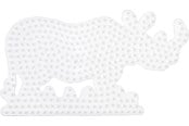 Kreativ-Spiele - Hama Ironing Beads Pegboard-Rhino - 295