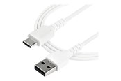 USB Kabel - StarTech.com 1 m / 3.3 ft. USB 2.0 to USB C Cable - White - Aramid Fiber - USB-C cable - 1 m - RUSB2AC1MW