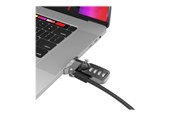 Systemzubehör - Compulocks Ledge MacBook Pro 16-inch Lock Adapter With Combination Lock - MBPR16LDG01CL