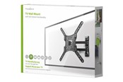 Wandhalterungen, AV-Halterungen & AV-Möbel - Nedis TVWM1530BK - wall mount (full-motion) - Max 30 kg - recommended for 55" - TVWM1530BK