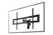 Wandhalterungen, AV-Halterungen & AV-Möbel - Nedis TVWM1550BK - wall mount (full-motion) - Max 25 kg - recommended for 70" - TVWM1550BK