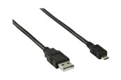 USB Kabel - Nedis USB cable - 5 m - CCGP60500BK50