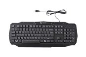 Tastaturen - Nedis Gaming - Gaming Tastaturen - Universal - Schwarz - GKBD100BKUS
