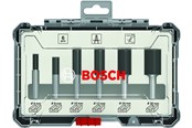Motorhacke - Bosch OVERFRÆSERSÆT HM LIGE 1/4 6 DELE - 2607017467