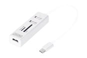 USB-Hubs - DIGITUS DA-70243 - hub - 3 ports USB-Hubs - 3 - Weiß - DA-70243