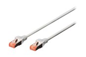 Netzwerk - Kabel - DIGITUS patch cable - 1 m - grey - Grau - 1m - DK-1644-010