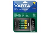 Batterien und Akkus - VARTA LCD Ultra Fast Charger+ incl. 4 Batt. 2100 m - 57685101441