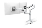 Monitorhalterung - Ergotron LX Dual Stacking Arm with Under Mount C-Clamp - 45-502-216