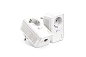 Homeplugs - TP-Link TL-PA7017P KIT (2-pack) AV1000 Gigabit Passthrough Powerline Starter Kit Homeplugs - TL-PA7017P KIT