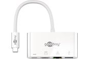 Dockingstationen - Pro USB C with Power Delivery to HDMI/LAN/USB C PD adapter - 4040849621055