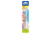 Hobby-Zubehör - Pelikan Borstenpinsel Pinsel S613F 4/6/8 auf Blisterkarte, reine Schweinsborsten, - 100401589