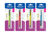 Utensilien zum Schreiben und Zeichnen - Pelikan Radierstift + Refill, Kunststoff, 65 x 190 x 15 mm, Blisterkarte sortiert - 100401648