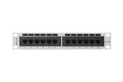 Netzwerkzubehör - Lanberg PPU5-9012-S - patch panel - 1U - 10" - PPU5-9012-S