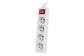 Stromkabel (Extern) - Lanberg - power strip - 2500 Watt - PS1-04E-0150-W