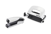 Locher und Tacker - Leitz  NeXXt WOW Set Mini-Heftgerät und -Locher Weiß - 55612001