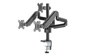 Monitorhalterung - Deltaco Office triple hydraulisk monitor-arm 17"-27" - ARM-0352