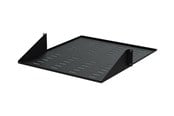 Rack-Gehäuse - StarTech.com 2 Post Server Rack Shelf - Vented - Center Mount - Black - Supports up to 75 lb. - 2 post Network Rack Shelf rack shelf - 2U - CABSHF2POSTV2