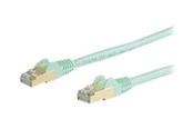 Netzwerk - Kabel - StarTech.com 10m CAT6a Ethernet Cable - Aqua RJ45 Shielded Cable - Snagless - patch cable - 10 m - aqua - Grün - 10m - 6ASPAT10MAQ