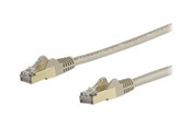 Netzwerk - Kabel - StarTech.com 5m CAT6a Ethernet Cable - Grey RJ45 Shielded Cable Snagless - patch cable - 5 m - grey - Grau - 5m - 6ASPAT5MGR