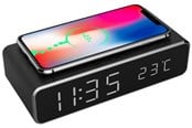 Einrichtung - Gembird Digital alarm clock with Qi wireless charging function - Black - DAC-WPC-01