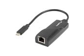 Netzwerkadapter (Netzkarte, Druckserver, u.s.w.) - Lanberg NC-1000-02 USB-C 3.1 to RJ45 Ethernet Adapter - NC-1000-02