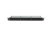 Netzwerkzubehör - Lanberg PPU6-1048-B 48-Port 1U 19" Cat.6 UTP Patch Panel Black - PPU6-1048-B