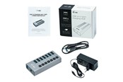USB-Hubs - I-Tec USB 3.0 Charging HUB 7-Port - 36W - USB 3.0 USB-Hubs - 7 - Grau - U3CHARGEHUB7