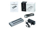 USB-Hubs - I-Tec USB 3.0 Charging HUB - 10-Port - Type-A - 48W USB-Hubs - 10 - Grau - U3CHARGEHUB10
