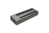 USB-Hubs - I-Tec USB-A Charging HUB 10 port + Power Adapter 48 W USB-Hubs - 10 - Grau - U3CHARGEHUB10