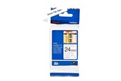 Papier, Fotopapier und Etiketten - Brother TZe tape 24mmx8m non laminated blck/wht - TZN251