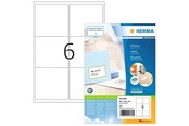 Papier, Fotopapier und Etiketten - HERMA PREMIUM Adressetiketten A4, 99,1 x 93,1 mm, weiß, permanent haftend - 4653