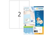 Papier, Fotopapier und Etiketten - HERMA PREMIUM Etiketten A4, 105 x 297 mm, weiß, permanent haftend - 4658