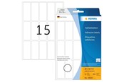 Papier, Fotopapier und Etiketten - HERMA Ablösbare Vielzwecketiketten 20 x 50 mm, weiß, zur Handbeschriftung - 10610