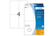 Papier, Fotopapier und Etiketten - HERMA Ablösbare Vielzwecketiketten 52 x 82 mm, weiß, zur Handbeschriftung - 10618