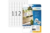 Papier, Fotopapier und Etiketten - HERMA Power-Etiketten A4, 25,4 x 16,9 mm, weiß, extrem stark haftend, aus Papier - 10916