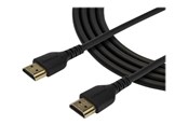 Display Kabel - StarTech.com High Speed HDMI Cable With Ethernet - Heavy Duty - Premium Certified 4K HDMI 2.0 Cord (RDHMM2MP) - HDMI with Ethernet cable - 2 m - RHDMM2MP
