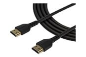 Display Kabel - StarTech.com HDMI 2.0 Cable - Premium 4K 60Hz High Speed HDMI Cord with Ethernet - For Computer Monitor or TV (RHDMM1MP) - HDMI with Ethernet cable - 1 m - RHDMM1MP