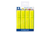 Utensilien zum Schreiben und Zeichnen - Staedtler Textmarker Textsurfer clas 4St gelb - 364-1P WP4