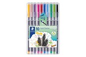 Utensilien zum Schreiben und Zeichnen - Staedtler Fineliner triplus  10 St box - 334 SB10