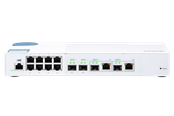 Switches - QNAP QSW-M408-2C Entry-level 10GbE Layer 2 Web Managed Switch for SMB Network Deployment - QSW-M408-2C